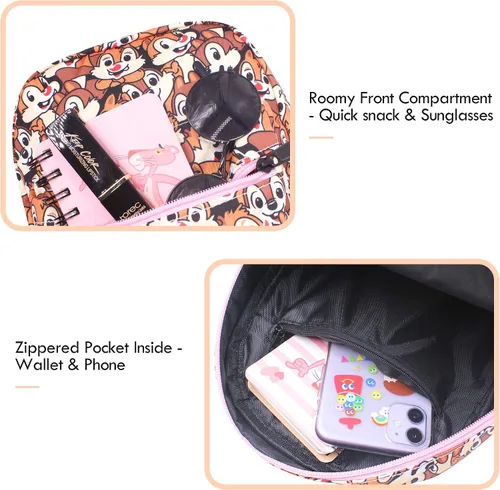 Miniatura 4 de Cartoon Small Nylon Bag Multipurpose Causal Daypack for Travel Trip Shopping Tablet iPad Mini up to 8 inches