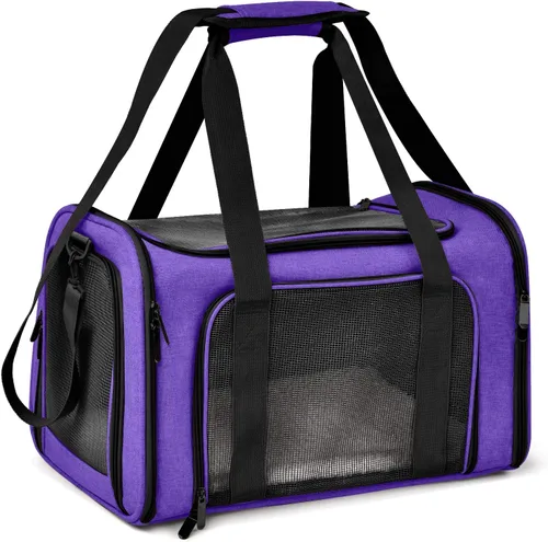 Miniatura 15 de Transportador Henkelion para Gatos y Perros Portador de Mascotas para Gatos / Perros Pequeños / Medianos Cachorros (Hasta 15lbs), Portador de Perros