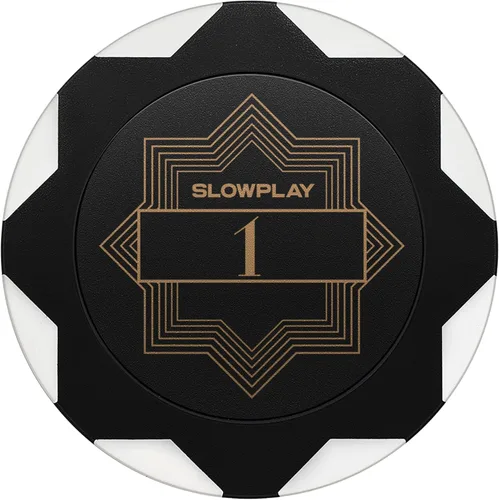 Miniatura 17 de SLOWPLAY Nash Clay - Fichas de póquer, 0.49 oz de compuesto de arcilla pesada, 1.575 in a granel, paquete de 50 con denominación de 100
