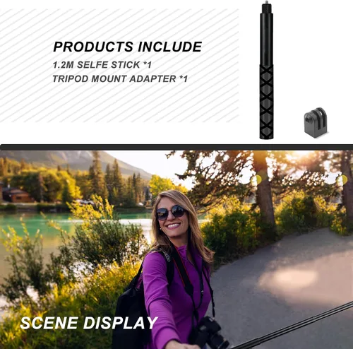 Miniatura 7 de Palo selfie invisible de 47.2 in para Insta360 X4/X5