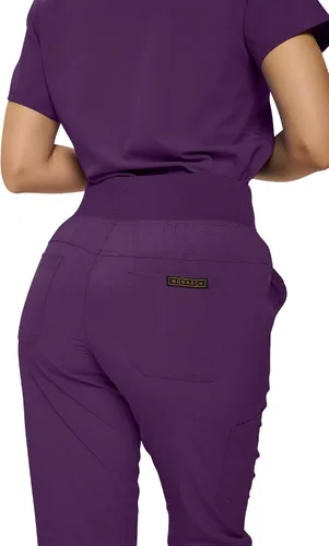 Miniatura 4 de Monarch Uniforms Pantalones quirúrgicos acanalados para mujer