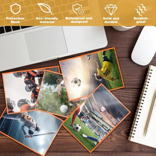 Miniatura 3 de 100 unidades de fundas mate para tarjetas de intercambio, fundas protectoras de tamaño estándar, protectores de mazo de cartas para tarjetas