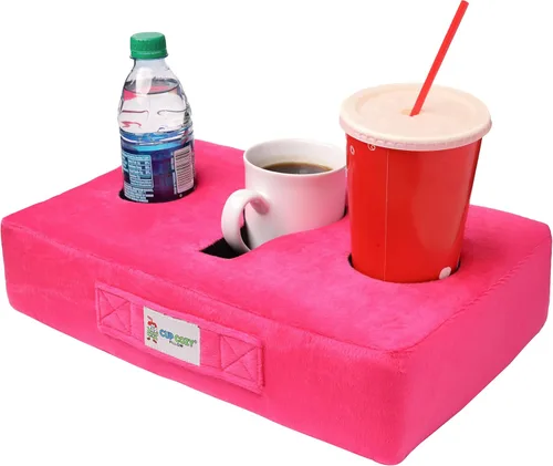 Miniatura 13 de Cup Cozy Pillow (amarillo) como se ve en la televisión, el mejor portavasos del mundo. Mantén tus bebidas cerca y evita derrames. Utilízalo