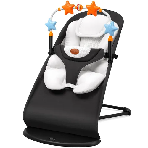 Miniatura 6 de HKAI Accesorio para asiento de gorila para bebé, cojín acolchado de tela suave de piel de melocotón, inserto de repuesto para gorila infantil