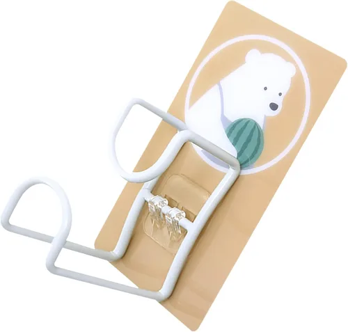 Miniatura 6 de Toallero, ganchos de pared, organizador de baño, toalleros para baño, bonitos ganchos montados en la pared, gancho giratorio de 360°, almacenamiento