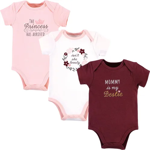 Miniatura 443 de Hudson Baby baby-girls Cotton Bodysuits 3-pack
