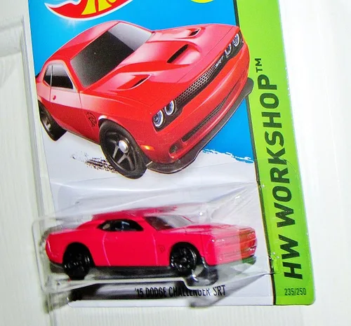 Miniatura 2 de Hot Wheels 2015 HW Taller Dodge Challenger SRT Hellcat Hell Cat Rojo