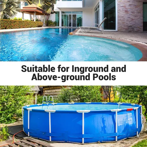 Miniatura 7 de Rock&Rocker Potente limpiador automático de piscina mejorado, aspiradora robótica de piscina con escalada en la pared, dos cestas de filtro más