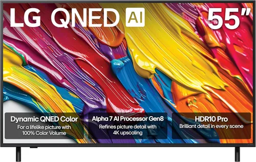 Miniatura 6 de LG Smart TV Class QNED AI 4K QNED82A Series de 55 pulgadas (55QNED82AUA, 2025) S70TY 3.1.1-Channel QNED Barra de sonido a juego para TV (modelo 2024)