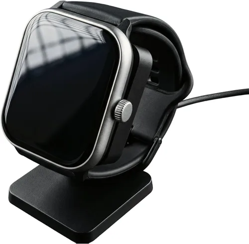 Miniatura 8 de Spade & Co Paquete de 4 relojes inteligentes de salud con base de carga, monitor de frecuencia cardíaca, sueño y SpO2, podómetro, batería de más
