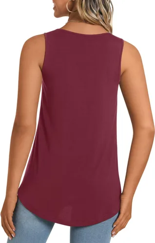 Miniatura 3 de LONGYUAN - Camisetas sin mangas para mujer