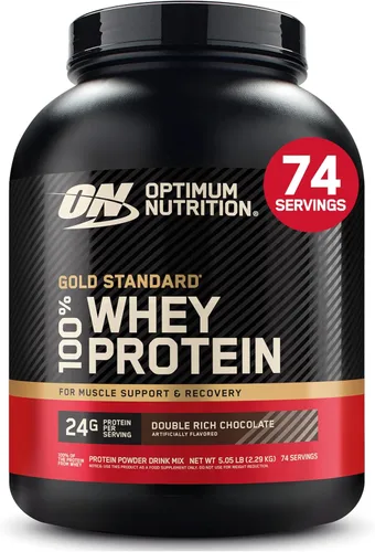Miniatura 50 de Optimum Nutrition Gold Standard - Proteína en polvo de 100% suero de leche, sabor rollo de canela, 2 libras (paquete de 1) (el embalaje puede variar)
