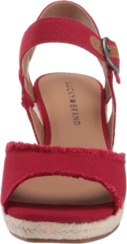 Miniatura 2 de Lucky Brand Sandalias de cuña Mindra para mujer, Azul