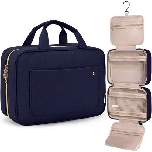 Miniatura 19 de Bolsa de viaje con gancho para colgar, resistente al agua, organizador de cosméticos, bolsa de viaje para accesorios, champú, contenedor
