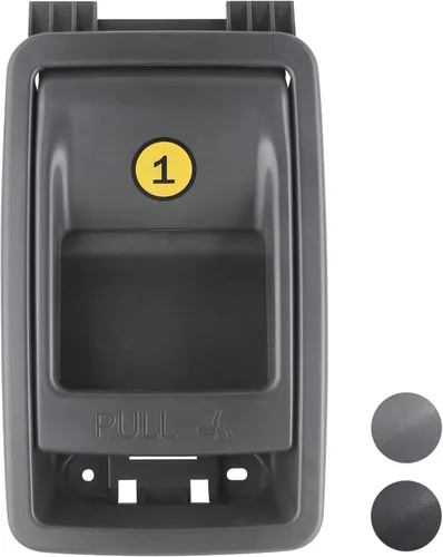 Miniatura 8 de TQPONLY Asa de liberación de cierre de asiento plegable Compatible con Toyota Sienna 11-20 Reemplaza 75220 72909-08011 (Negro)