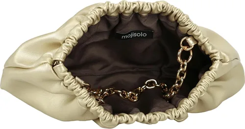 Miniatura 6 de Bolso de noche plisado suave de cuero vegano elegante bolso de mano formal fruncido para mujer Pleated, Soft, Dressy, Formal, Ruched