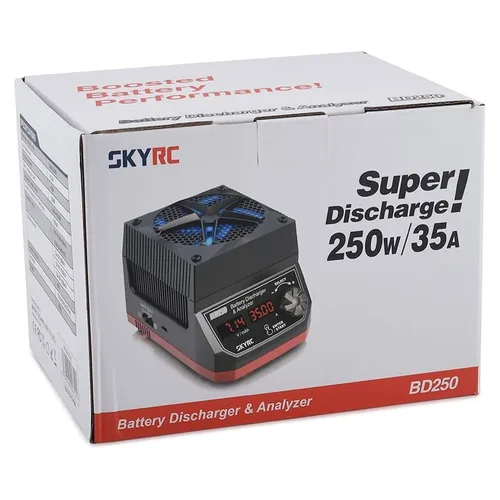 Miniatura 9 de SkyRC BD250 250W 35A LiPo/LiHV/NiMH Descargador y analizador de batería