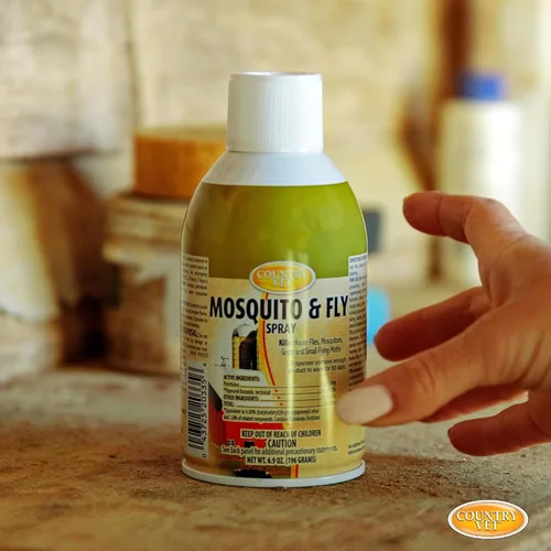 Miniatura 3 de Country Vet Mosquito and Fly Spray dosificado latas de 6.4 onzas 342033CVA (caja de 12) dispensador no incluido