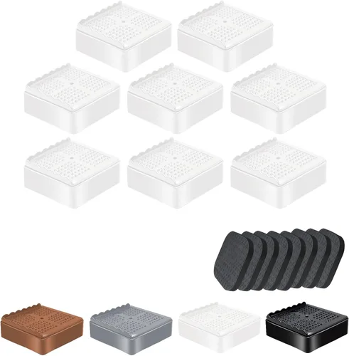 Miniatura 15 de Elevadores de Muebles Resistentes Elevadores de Cama Ajustables Bloques de Elevación 4, 3, 2 pulgadas para Sofá, Sillón, Mesa, Escritorio, Patas