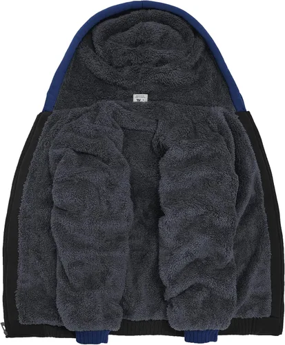 Miniatura 12 de GEEK LIGHTING Sudadera con capucha y cremallera para hombre, forro polar, chaqueta gruesa con capucha para invierno, cálida sudadera atlética