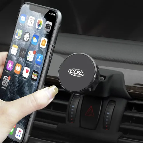 Miniatura 11 de BEERTE Soporte de teléfono de coche para BMW X5 X6 X7 Soporte de teléfono de coche giratorio de 360° ajustable fuerte soporte magnético para todos