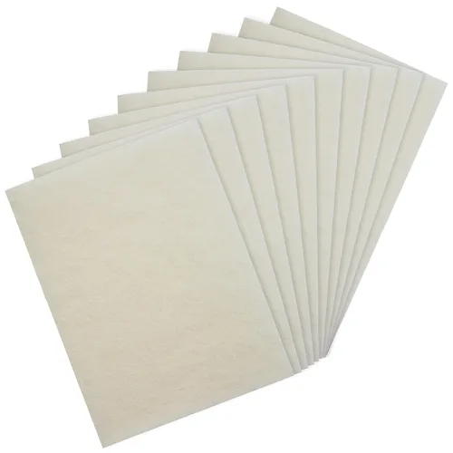 Miniatura 12 de S SATC Paquete de 10 almohadillas de uso general de 6" x 9", 2 de cada una: granate, gris, dorado, morado y blanco, almohadillas para desgaste