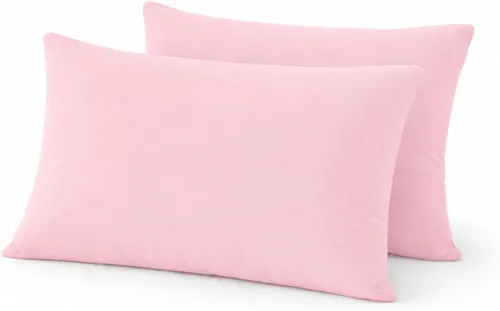Miniatura 54 de COTTON STICH Juego de 2 fundas de almohada para niños pequeños, mini fundas de almohada de algodón de 600 hilos, fundas de almohada suaves y ligeras