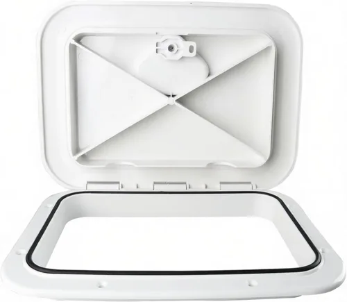 YaeMarine Marine Boat Deck Access Hatch & Lid for Boat Marine Caravan RV Blanco