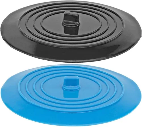 Juego de tapones de drenaje de silicona para fregadero, paquete de 2 tapones extra anchos de 6 pulgadas para fregaderos de cocina, trituradores de