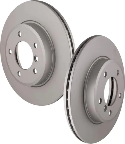 Miniatura 4 de Nuevo Juego Frenos VIC-1711 Disco de freno completo 2 piezas delantero izquierdo/derecho compatible con Renault Rapid / Minivan 1.0-Electric