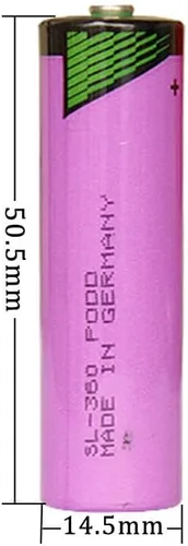 Miniatura 6 de 2 baterías de litio AA de 3.6 V 2400 mAh TL-5903/S serie iXtra para Tadiran TL-5903 TL-5104 SL-360 S7-400 ER14500 ER14505 TL-2100 6ES7971-0BA00