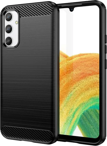 Miniatura 37 de Funda EUAGVQY para Samsung A70 Galaxy A70, Funda de Fibra de Carbono de TPU Blanda Antideslizante Duradera y Ligera, Funda Protectora para Samsung