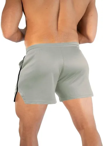 Miniatura 3 de TEZO Pantalones cortos de entrenamiento para hombre, 5 pulgadas, para gimnasio, atletismo, correr, entrenamiento, de secado rápido, pantalones