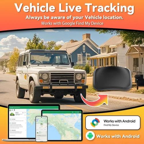 Miniatura 2 de Rastreador de vehículos Mini GPS en tiempo real, diseño magnético impermeable, sin tarifas mensuales, rastreador de automóvil oculto compatible