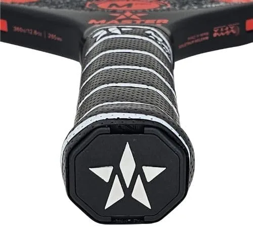 Miniatura 6 de Master Athletics MPro - Pala de tenis con plataforma ovalada (negro/rojo)