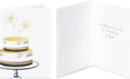 Miniatura 2 de Papyrus Paquete de tarjetas de boda y bebé, feliz para siempre después y paquete de alegría (4 unidades)