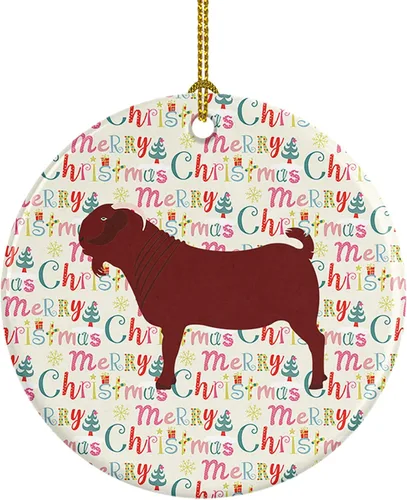 Miniatura 109 de Caroline's Treasures Adorno de cerámica de avestruz común para árbol de Navidad, decoración colgante para el hogar, Navidad, vacaciones, fiesta