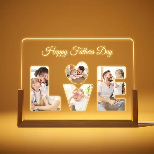 Miniatura 17 de LUCKOR Placa Decorativa Foto Personalizada para Mamá, Regalo del Día de la Madre de Hija, Hijo, Niños, Personalizada para Esposa de Esposo, La Mejor