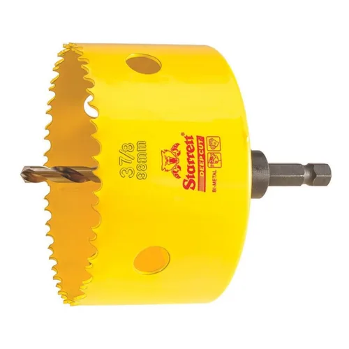 Miniatura 14 de Starrett DCH0136-G - Sierra perforadora bimetálica de corte profundo con dientes HSS resistentes a la abrasión - Ideal para cortar metal, acero
