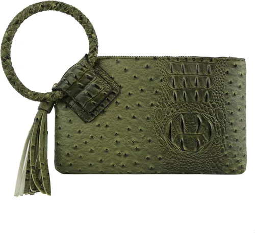 Miniatura 8 de Monedero de mano para mujer, cartera de noche con correa de mano, informal, formal, de cuero vegano, Metro Muse
