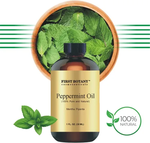 Miniatura 4 de First Botany, Aceite de menta piperita 100% puro - Aceite esencial de menta piperita premium para aromaterapia, masaje, usos tópicos y domésticos
