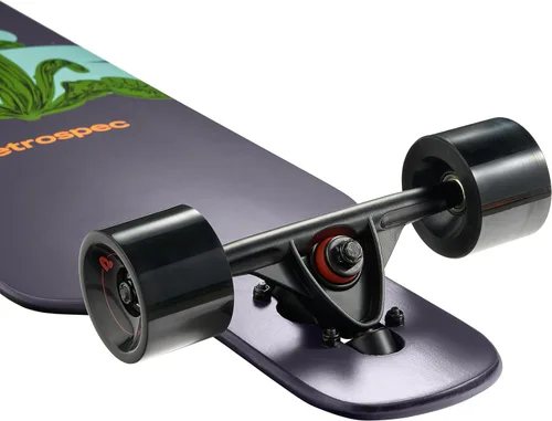 Miniatura 6 de Retrospec Rift Drop-Through Longboard Skateboard Complete Canadian Maple Wood Cruiser w/Drop-Through Trucks for Commuting, Cruising, Carving &