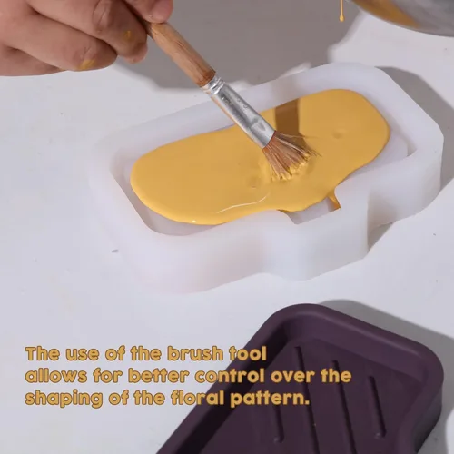 Miniatura 5 de Molde de silicona para jabonera de hormigón con drenaje, soporte de jabón de cemento para ducha/baño, herramientas de fabricación de bandejas