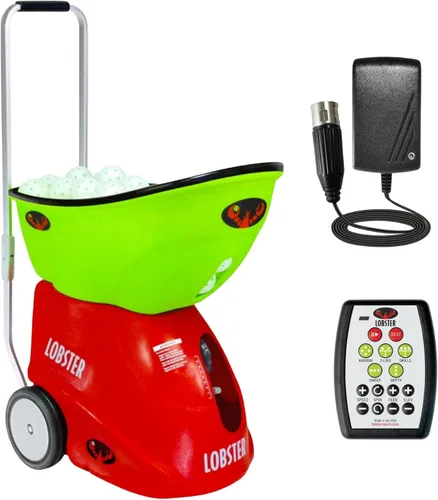 Miniatura 6 de Lobster Sports Pickleball Machine – Full-Featured – Adjustable Topspin, Backspin, & Lobs, Random Oscillation, Ball Speed (20-60MPH), Lightweight &