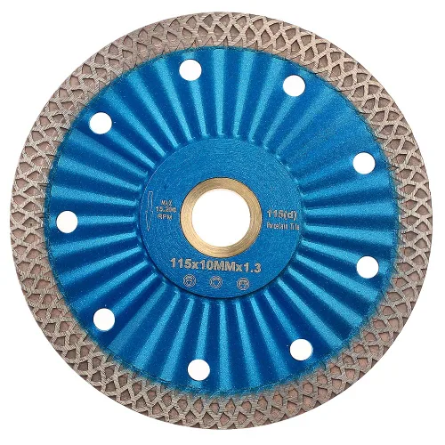 Miniatura 11 de Hoja de sierra de diamante de 4 "Hoja de corte de porcelana súper fina para cortar baldosas cerámicas de mármol de granito..