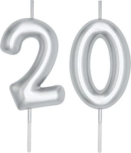 Miniatura 306 de DERVENTA Vela con números de 2.36 pulgadas, decoración perfecta para cumpleaños, brunch, postre, pastel, 1 pieza (número 0 rosa)