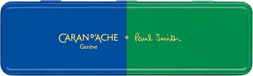 Miniatura 5 de Caran D'Ache Bolígrafo unisex Paul Smith 850 Collection - Bolígrafo de color cobalto y esmeralda, tamaño 5.051 in, con referencia de caja de regalo