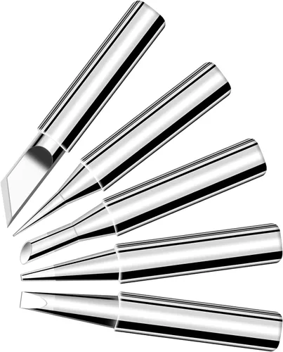 Puntas de soldador, 5 puntas de soldadura serie 900M, puntas de soldadura de repuesto sin plomo, 900M-K/2.4D/B/3C/I, para soldador de 2,952.8
