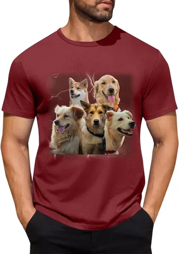 Miniatura 14 de Camisetas personalizadas para hombre, camiseta personalizada con fotos, imagen de mascota, camiseta unisex, diseña tu propio regalo divertido