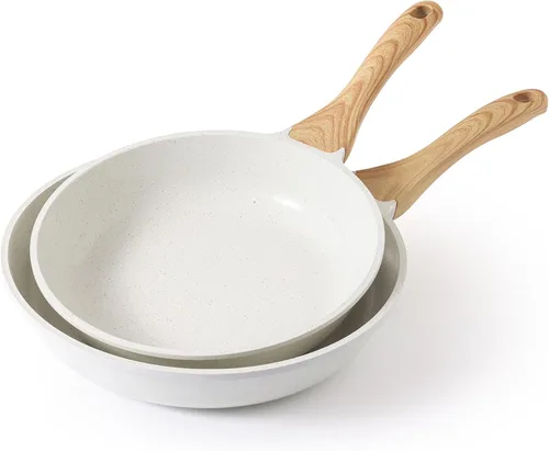 Miniatura 17 de SENSARTE Sartenes antiadherentes con revestimiento de granito suizo, sartenes para tortilla, juego de ollas de cocina saludables para chef, libres